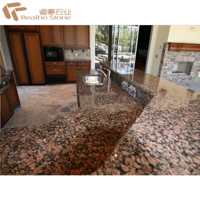 China Elegant Origin Polished Baltic Brown Granite Slabs For Sale for sale