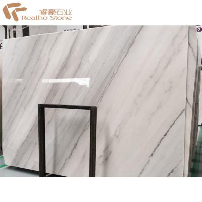 China Guangxi White marble slab polished high quality naturals stone for sale