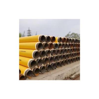 China Modern Polyurethane Insulation Thermal Anti-corrosion Layer Pipe Insulation Coated Steel Pipe for sale