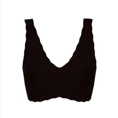 China 2022 Newest Cotton Women Bra Soft Comfortable Black Quick Dry Breathable Underwear for sale