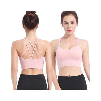 China Women QUICK DRY Sexy Crisscross Underwire Blazer High Level Fashion Shockproof Bra for sale