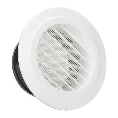 China Modern Plastic Round Kitchen Air Duct Ventilation Grills Covers Ceiling Fresh Air for sale