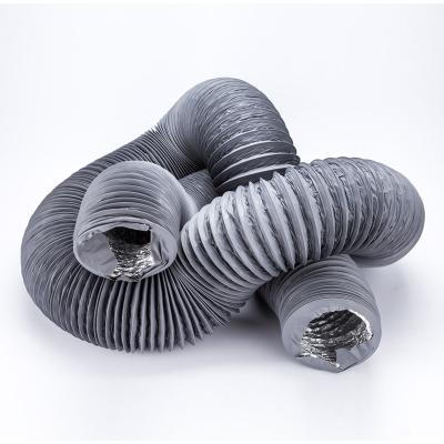 China Modern Duct Pipe Wall Duct System Air Conditioner Insulated Heat Resistant Flexible Duct PVC for sale