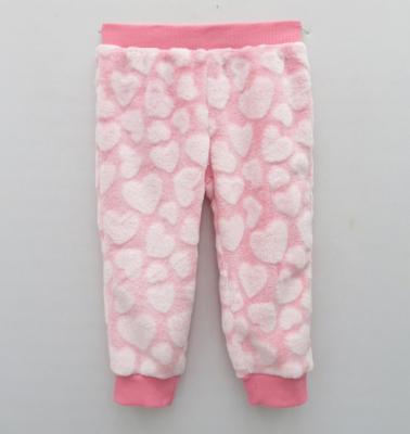 China Hot stock for baby kids fleece long pants outwear 2021 fashion baby newborn kids bottom overflowing inquidation ready-to-wear clothing for sale