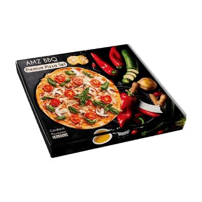 China Disposable high quality delivery custom size printed design food takeaway box wholesale pizza box for sale