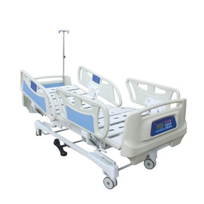 China BT-AE016 metal 5 works hospital bed electric medical electric adjustable patient bed with ABS rails price for sale