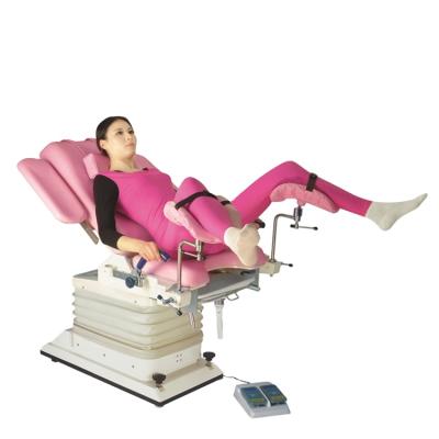 China Metal Foot Switch Hospital Clinical Electric Examination Table Obstetrics Gynecology Chair BT-GC004B for sale