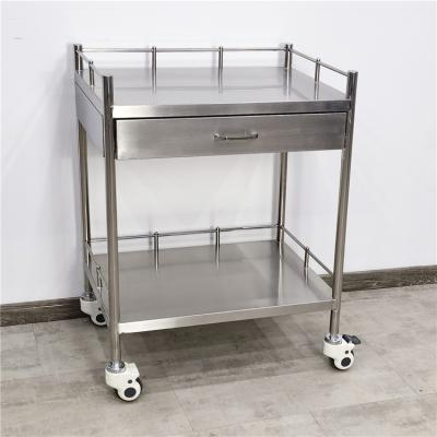 China BT-SIT025 Cheap Medical Hospital Treatment Trolley Price Inpatient Trolley Treatment Trolley, Instrument Trolley With Casters for sale