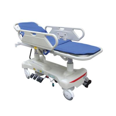 China China Plastic Hospital Transport Stretcher Ambulance Trolley Bed Patient Emergency Transfer Electric Stretcher Price BT-TR010 for sale