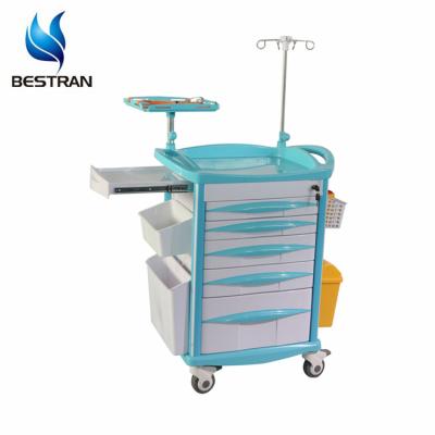 China Cheap BT-EY22 ABS Medical Hospital ABS Medicine Trolley Medical Hand Trolley for sale