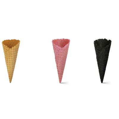 China Normal Factory Directly Sell Crispy Lace Waffle Tube Ice Cream Waffle Holder Cones for sale