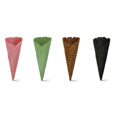 China Factory wholesale price normal lace waffle ice cream crispy tube waffle cone maker for sale