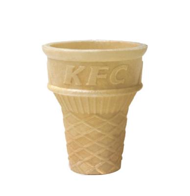 China Natural Professional Delicious Fast Food Wafle Ice Cream Egg Cones For Sale for sale