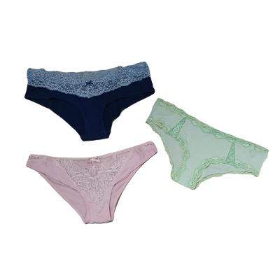 China Lady Student Girl's Sexy Hipster Lace Panties Antibacterial Customize Women's Underwear for sale