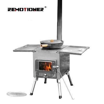 China Useful High Quality Smokeless Outdoor Garden Oven Stove Wood Burning Stove With Long Hose for sale