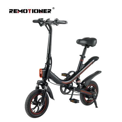 China 2022 useful new big wheel city fast foldable electric bike, range 20-30km electric scooters with Seat for sale