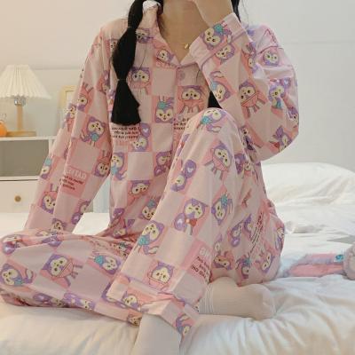 China Breathable Women's Pajama Set Long Pants Sleepwear Women Two Piece Pajamas For Women for sale