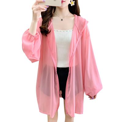 China Large breathable slim cardigans and women wear sunscreen hoodies are comfortable to wear for sale