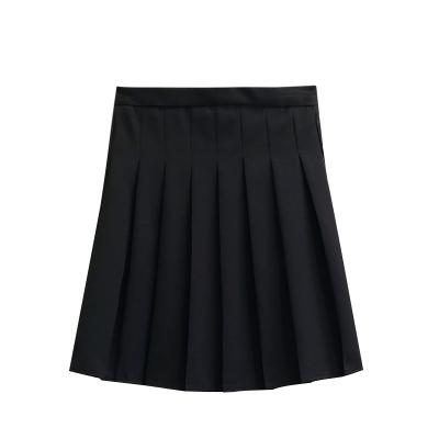 China Large breathable women wear 100% pleated for half wear opaque skirt for sale