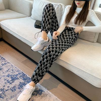 China 2021 new spring and summer women's sports breathable thin pants loose wild fashion casual pants for sale