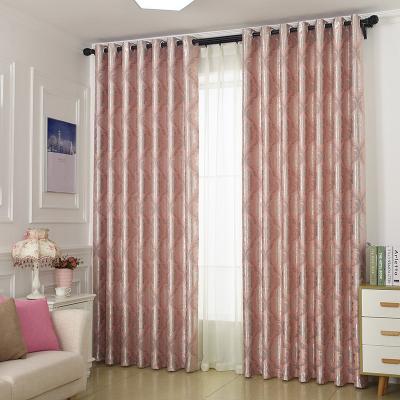 China Wholesale Modern Simplicity European Style Jacquard Finished Curtain Fabric Living Room Bedroom Hotel Shade Curtains From China for sale