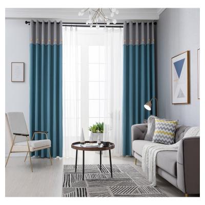 China Best Selling Modern Simplicity Products Jacquard Curtain Fabric Soft Curtains For Hotel Rooms for sale