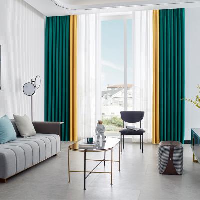 China High Quality European Style Blackout Cloth Curtain Customized The Latest By Chinese Northern Europe Product for sale