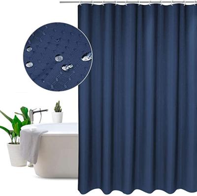 China Sustainable Customizable Easy To Install Stainless Steel Shower Curtain Ring Extra Long Shower Curtain for sale