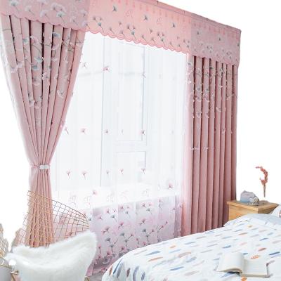 China Light luxury new products for sale 2022 high quality new chenille fancy curtains for home for sale