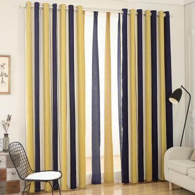 China New Chenille Strip Curtain Fabric Luxury Blackout Window Nordic Mediterranean Vertical Wholesale Drapes In Living Room for sale