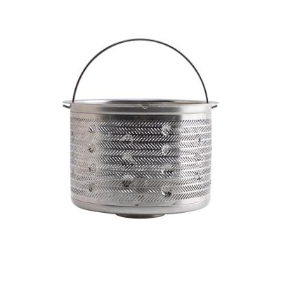 China High Quality Stainless Steel Viable Mesh Basket With Handle for sale