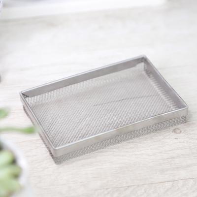 China High Quality Stainless Steel Wire 304 Mesh Ultrasonic Cleaning Filter Basket for sale