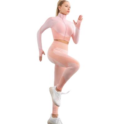 China ACTIVE STRETCH Integrated Circuit Gym Sports Activewear Sets For Women Fitness Yoga Woman Sport Quick Dry Breathable Wear for sale