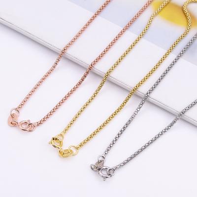 China Charming Wholesale 925 Sterling Silver CLASSIC Accessory Necklace For Jewelry Making for sale