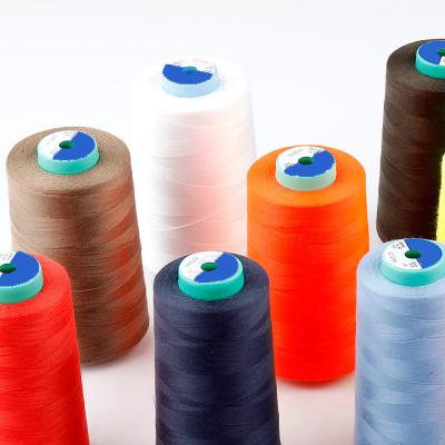 China Water Resistant Polyester Corespun With Polyester Wrap Sewing Thread Working Material for sale