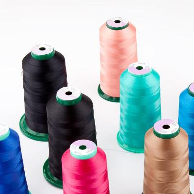 China Water Resistant Continuous Filament Polyester Sewing Thread Working Material for sale