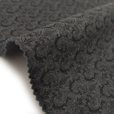 China Shrink-resistant 100% polyester printed under collar felt interlining fabric for sale