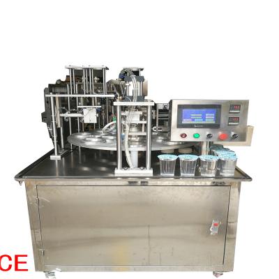 China KIS-900 Rotary Type Beverage Pure Water Filling And Sealing Machine for sale