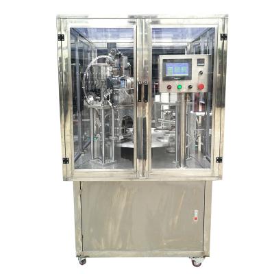 China KIS-1800 Automatic Rotary Ice Cream Cup Beverage Filling Sealing Machine for sale