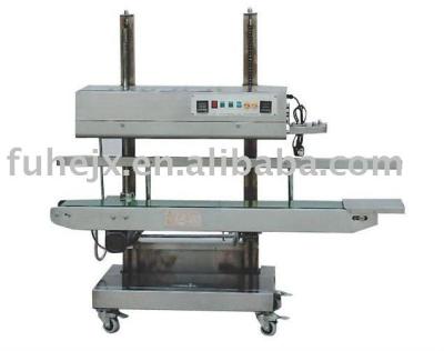 China CBS -1100 Mini Schemes Vertical Continuous Food Band Sealer Machine for sale