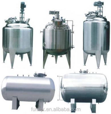 China 300L Electric Heating Sanitary Mixing Tank 300L Stainless Steel Cosmetic/Hair Conditioner/Shampoo/Hand Cream for sale