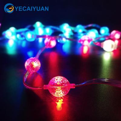 China Dreamy LANDSCAPE WS2801 IC Color PC Light Cover 360 Degree Pixel Ball Fun Led Kermis Attractie Lamp for sale