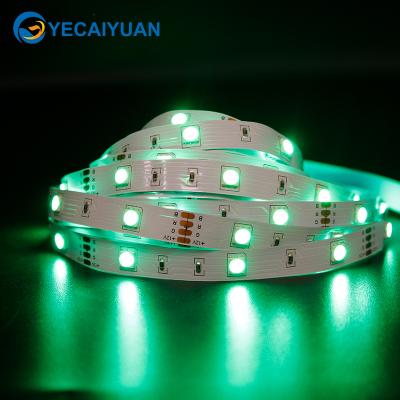 China LANDSCAPE 12V 5050RGB 30leds/m Non-waterproof Flexible Led Light Strip Set For Home Decoration for sale