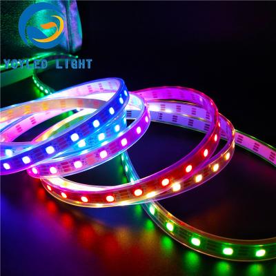 China Programmable retrofit bar/hotel/project sk6812 waterproof ws2812B RGBW led accessible digital led strip 5v 60leds/M RGBW RGBNW RGBWW individually for sale