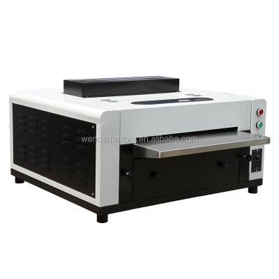 China machinery & WD-FLMA18 Material Digital Spot Roller 18inch UV Desktop UV Liquid Coating Machine for sale