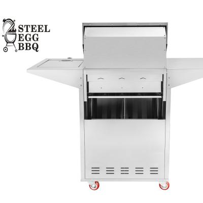 China Adjustable Size SEB KAMADO Kitchen Gas Grill Multifunctional Grill Gas Stove with Grill for sale