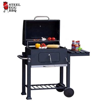 China Hot Selling SEB Kamado /Steel Size Barbecue Grill Charcoal Egg BBQ Grill Oven Party Adjustable Outdoor Easy Move Pizza Grill for sale