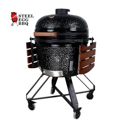 China Adjustable Size SEB KAMADO/Japanese STEEL Round kamado Multifunction Smoker Smoker BBQ Grill Charcoal EGG BBQ EGG kitchen outdoor BBQ for sale