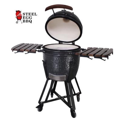 China Adjustable size SEB KAMADO 46 cm 18 inch zoll barbecue grill kamado style grill in us kepsnine smoker and pizza oven for sale