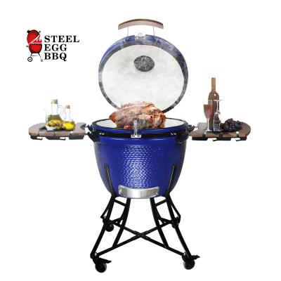 China Farnon Chicken Grill Oven Egg Grill Kamado Size SEB KAMADO Adjustable BBQ Carbon Parrilla Ceramic Smokers Grills for sale